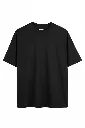 Plain  black tshirt front side.webp