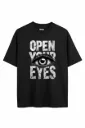 Open your eyes Oversized Cotton T-Shirt (Men/Women)